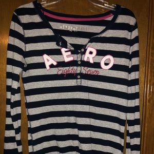 Aeropostale Striped Long Sleeve